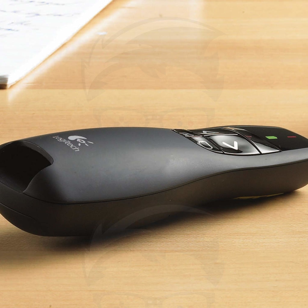 Logitech Wireless Presenter R400 Wireless Presentation Remote Clicker with Laser Pointer Logitech Wireless Presenter R400 Wireless Presentation Remote Clicker with Laser Pointer